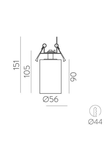 Zoom Spot Recessed 1L