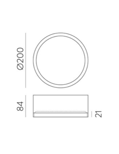 Plafon Tech 25W|3000K