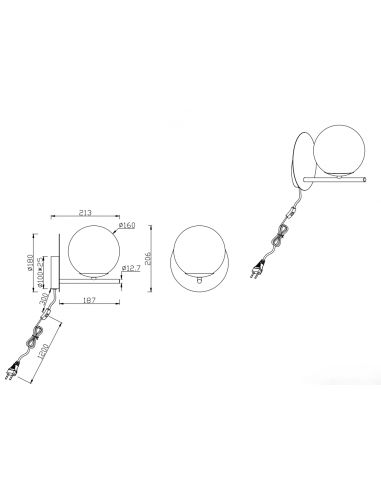 Aplique PURE dourado Trio