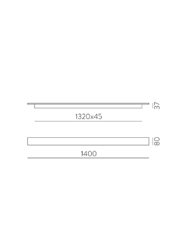 Fosca 1400mm|48W|2700-3000K