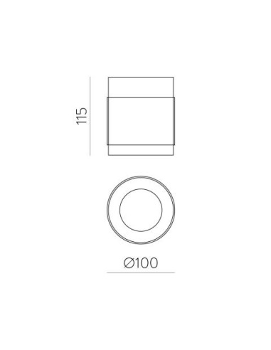 Lux 60mm|100 mm|13W|18W|3000K