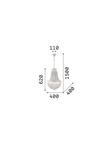 Lustre MONET Ideal lux