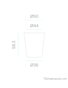 Vaso opaco GERBERA... 2