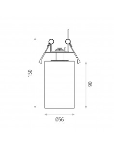 Foco encastrado orientável... 2