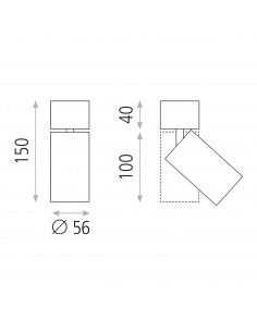 Foco orientável ZOOM ACB 2