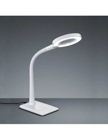 Candeeiro de secretária LUPO branco Trio