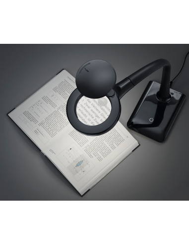 Candeeiro de secretária LUPO preto Trio