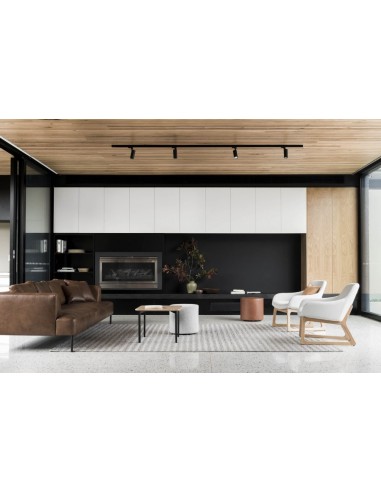 Calha C1 saliente p/focos MIRA preto...