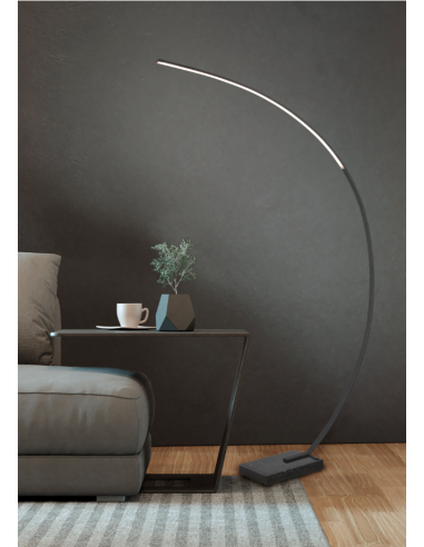 Candeeiro de pé BANGKOK preto Trio