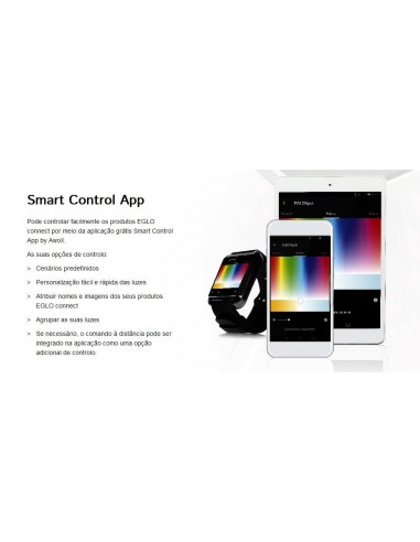 Lâmpada G95 E27 RGB - 13 W Eglo