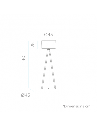 Candeeiro de pé CHLOE New Garden