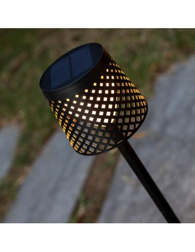Candeeiro solar GRETA preto New Garden