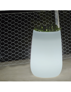 Vaso redondo com luz...