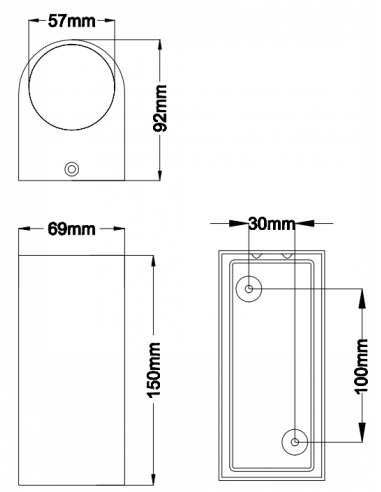 Aplique ROYA preto Trio
