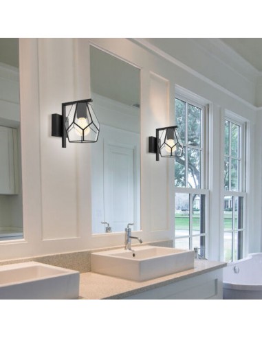 Aplique MARDYKE preto Eglo