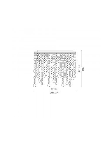 Plafon RAIN PL3 Ideal lux Plafon RAIN PL3 Ideal lux