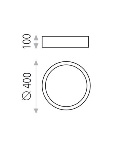 Plafon ISIA Preto ACB
