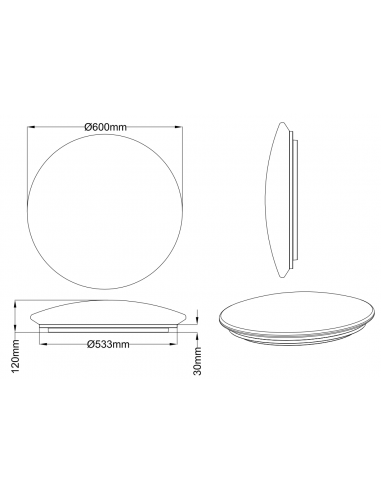 Plafon LUNAR Trio Plafon LUNAR Trio