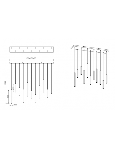 Suspensão TUBULAR Trio
