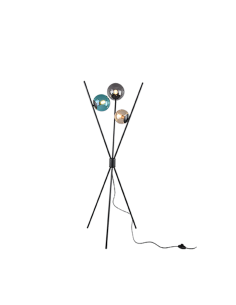 Candeeiro de pé LANCE preto...