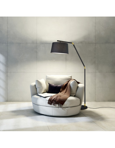 Candeeiro de pé TRACY preto Trio