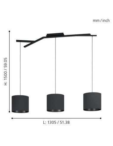 Suspensão BALNARIO Eglo