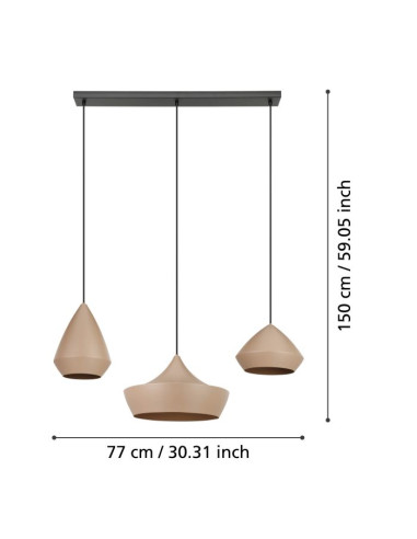 Suspensão TORREMOLINOS Eglo