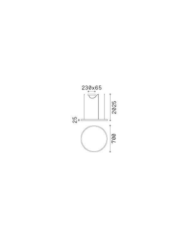Suspensão ORACLE 70 Ideal lux Suspensão ORACLE 70 Ideal lux