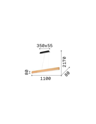 Suspensão CRAFT Ideal lux