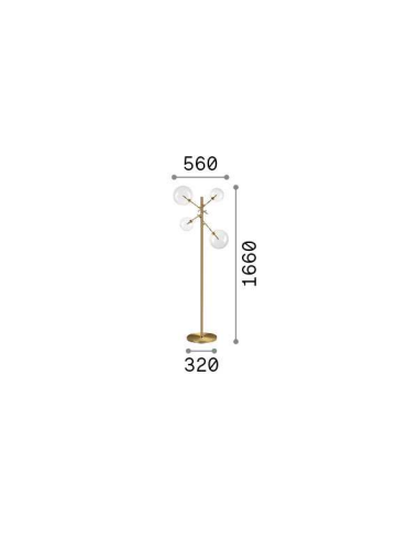 Candeeiro de pé EQUINOXE Ideal lux Candeeiro de pé EQUINOXE Ideal lux