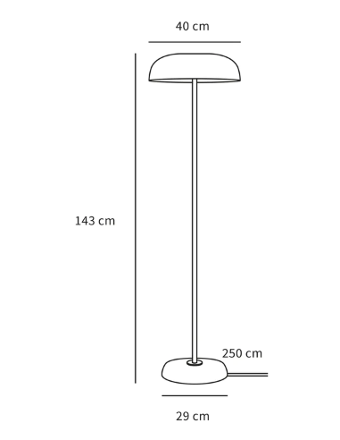 Candeeiro de pé GLOSSY Nordlux