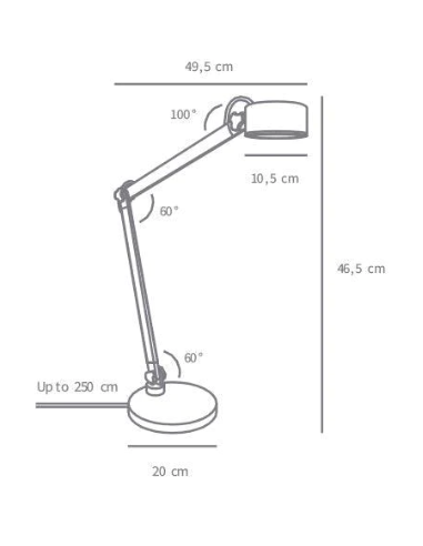 Candeeiro de mesa  NOBU Nordlux Candeeiro de mesa  NOBU Nordlux