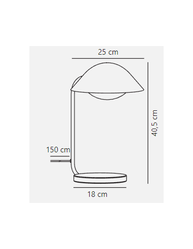 Candeeiro de mesa FREYA Nordlux