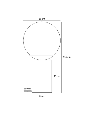 Candeeiro de mesa LILLY Nordlux