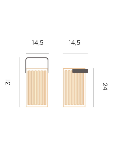 Candeeiro solar, portátil, OKINAWA