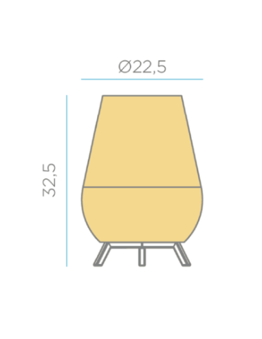 Candeeiro com bateria recarregável...