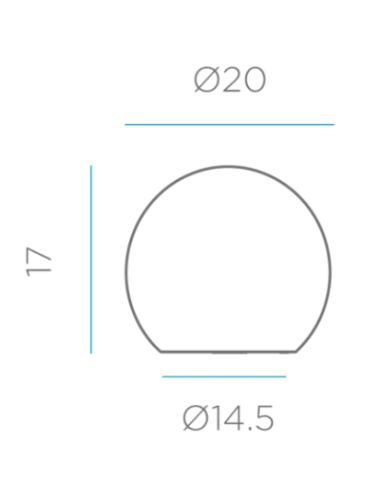 Bola iluminada solar/ bateria BULY...