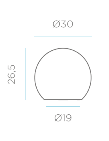 Bola iluminada solar/ bateria BULY...