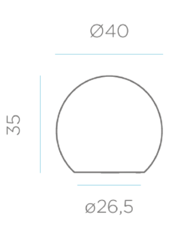 Bola iluminada solar/ bateria BULY...