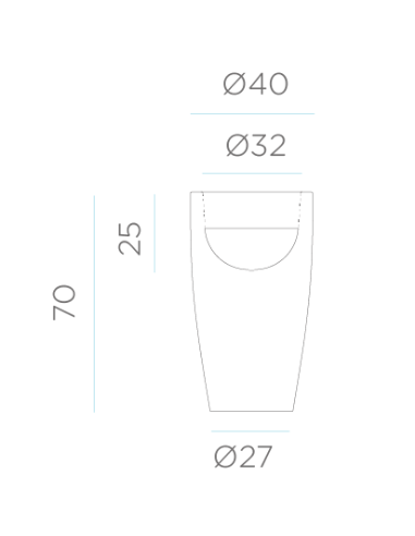 Vaso Luminoso BAMBU New Garden