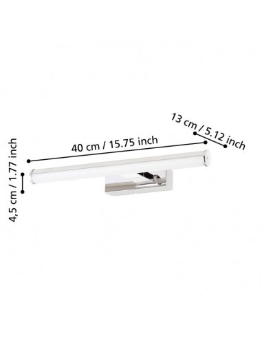 Aplique VADUMI cromado - Eglo