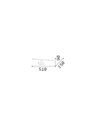 Aplique ALMA - 51/81cm Ideal lux