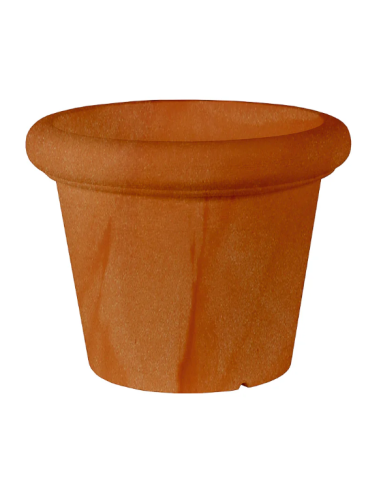 Vaso redondo ROSA 45 RÚSTICA