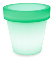 Vaso Luminoso MAGNOLIA em vários tamanhos da NewGarden cabo/ solar+bateria recarregável