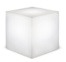Cubo Luminoso CUBY NewGarden com várias medidas, solar/ bateria recarregável