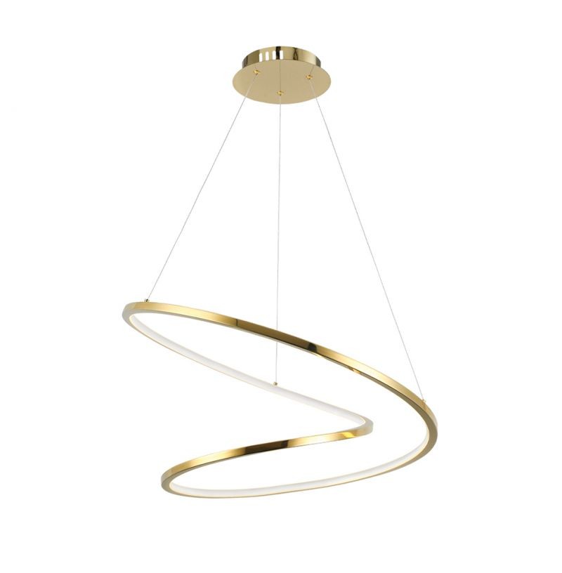 suspensão LED SATELLITE dourada