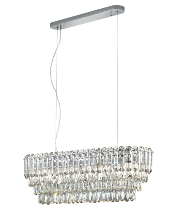 Suspensão Cristal Malizia da TRIO Lighting