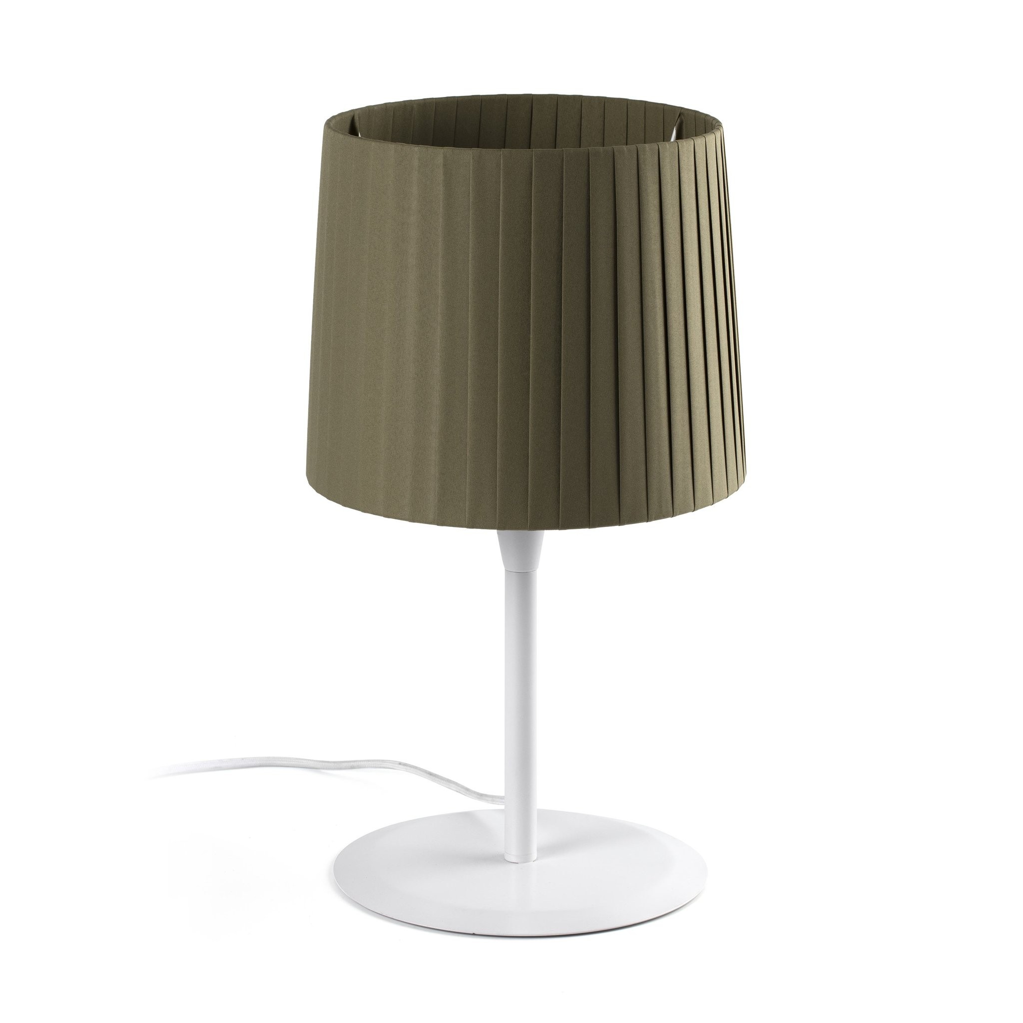 Candeeiro de mesa SAMBA branco e verde Faro