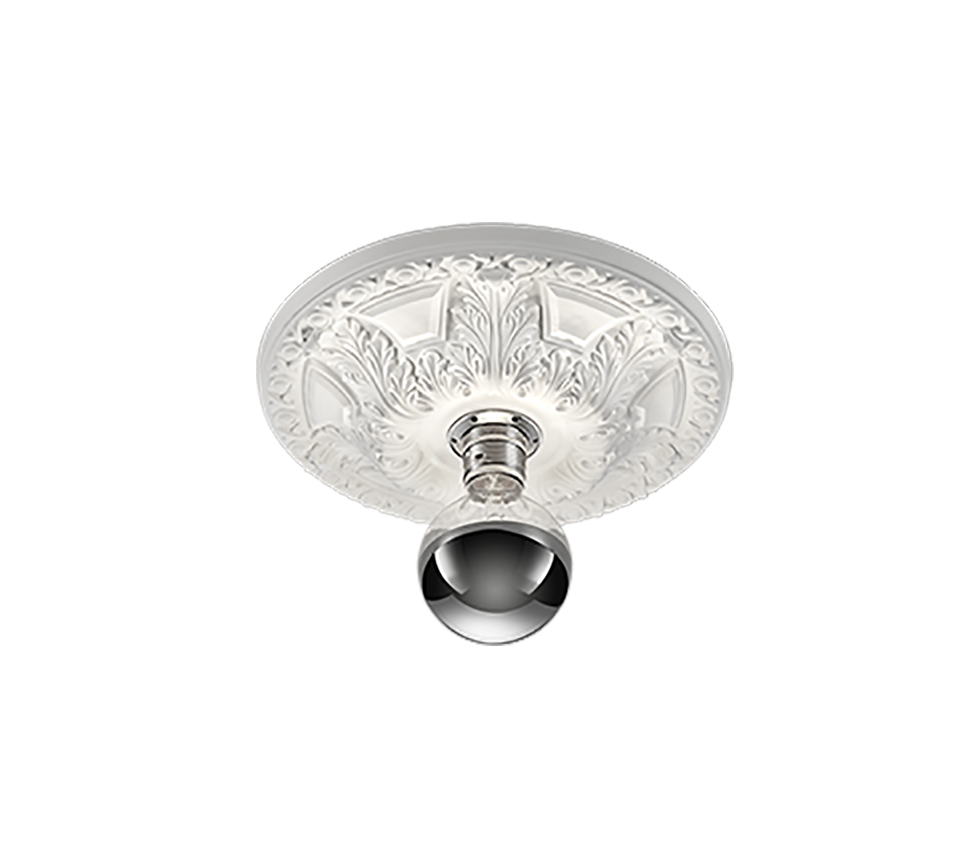 Plafon LILLY Ø30cm Branco Trio
