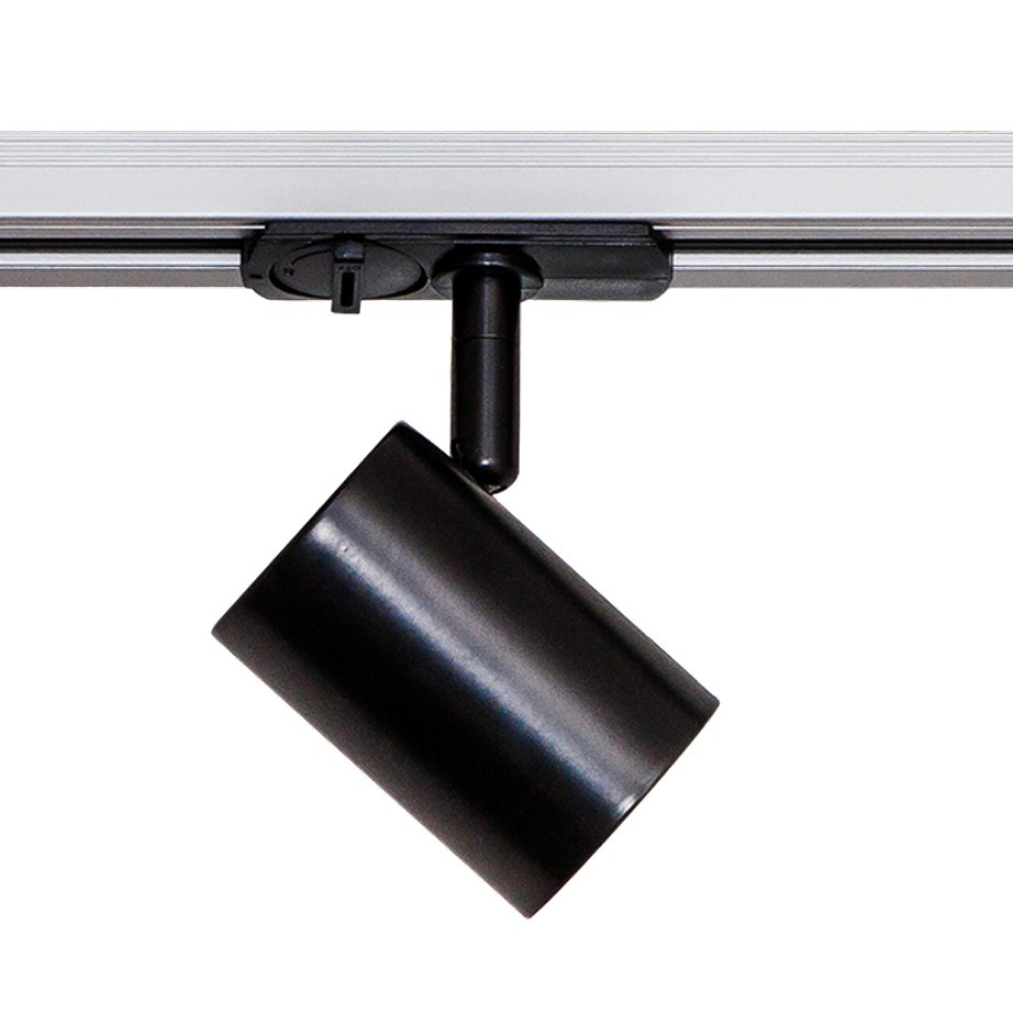 Foco p/calha MIRA preto LUMITEK